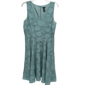 Ann Taylor NWT Light Teal Fit & Flare Dress Misses size 14
